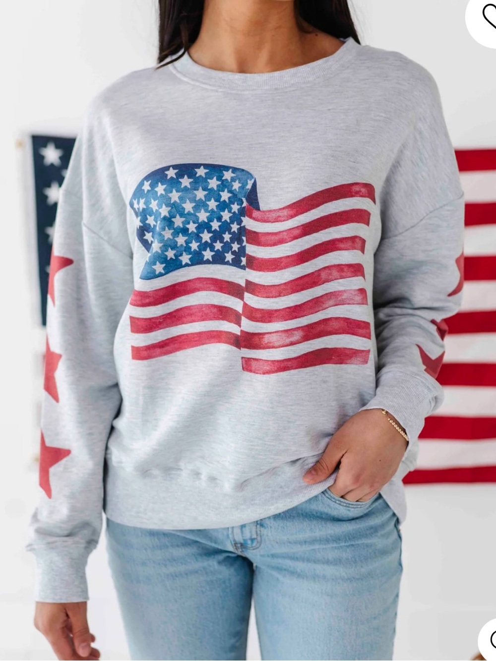 Bums & Roses Natural Bamboo Women's Relaxed Crew Neck Sweatshirt